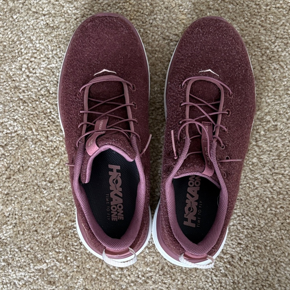 Hoka One One Women's Maroon Sneakers
